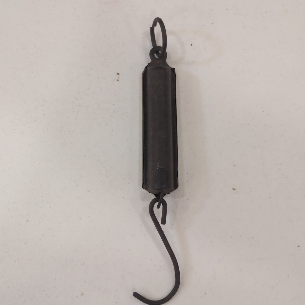Vintage PS & W Co.‎ Brass Hanging Scale 25 lb Star Antique 8.5 inch 1890-1910 - Picture 5 of 10